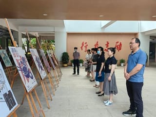 廉洁海报办巡展，清风拂面沁人心