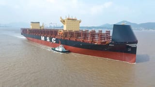 进出口银行浙江省分行给予融资支持 万箱集装箱船顺利交付