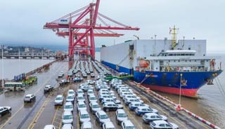 近2000辆“中国车”整装待发——浙江玉环大麦屿港区单次最大批量新能源车即将出海