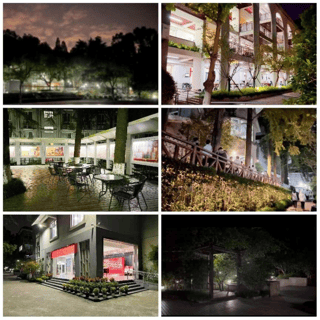 夜探校园 青春与奋进相互碰撞